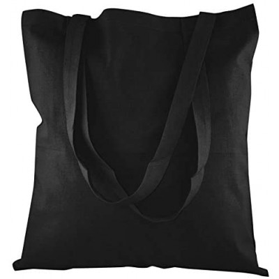 Juodas medvilninis maišelis 220gsm ECO