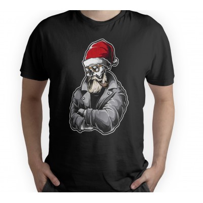 Kalėdiniai marškinėliai Hipster Santa