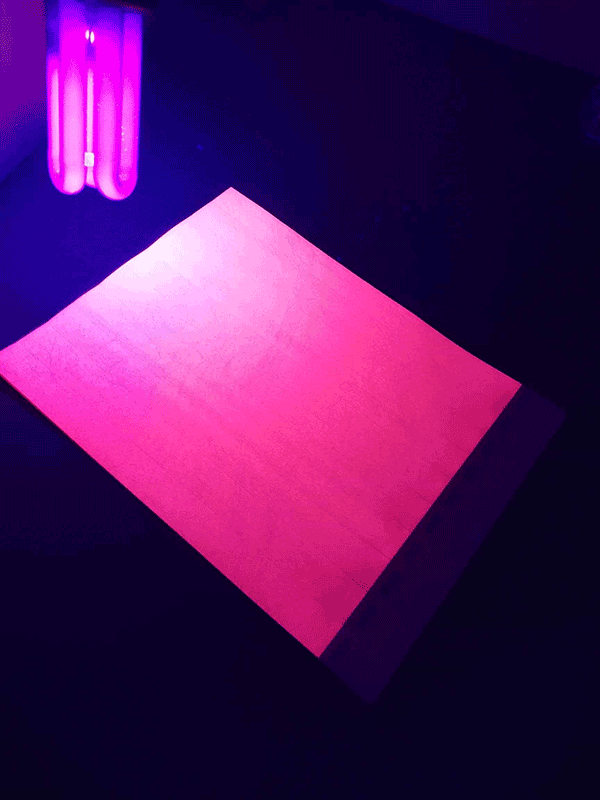 Neoninė rožinė UV kontrolinė juostelė
